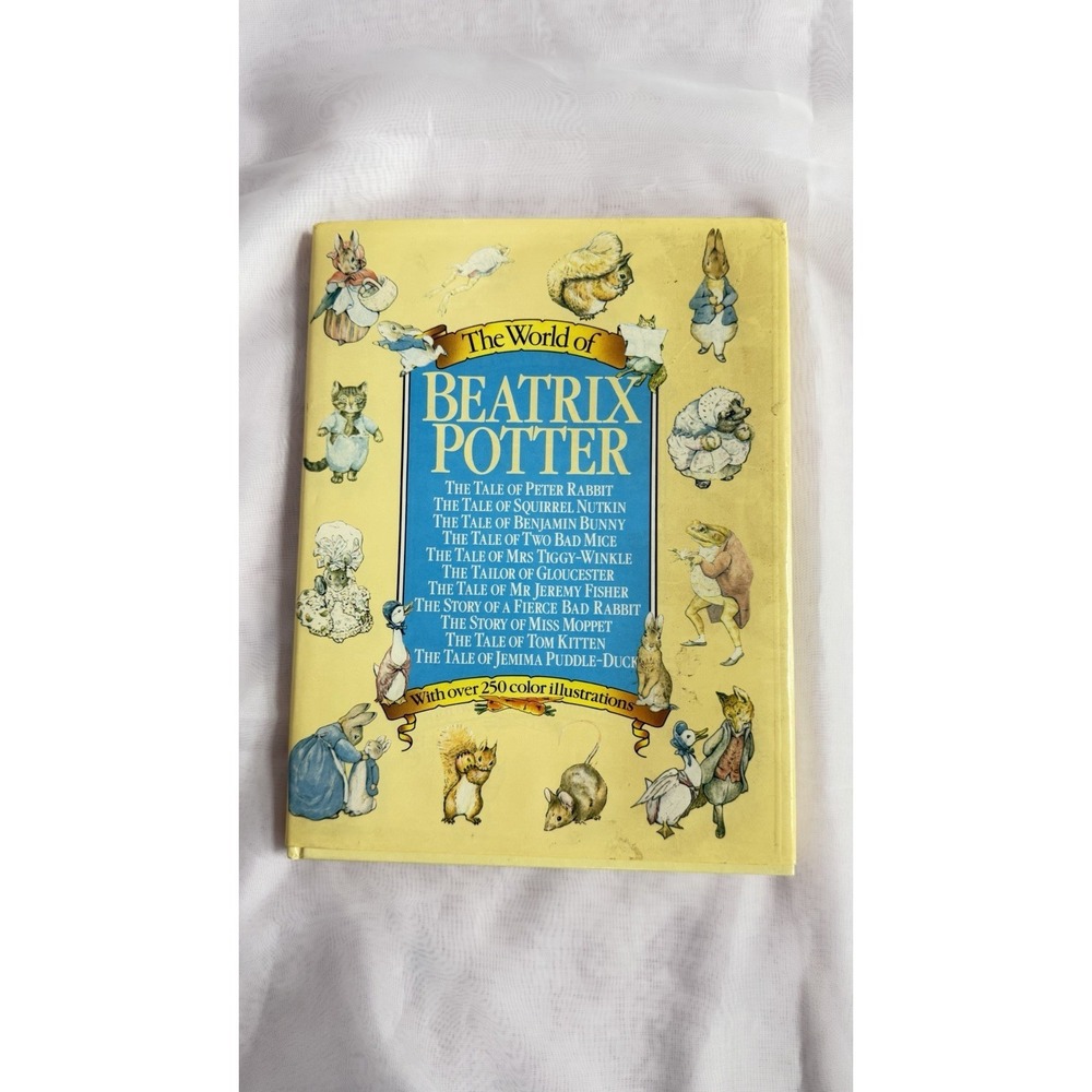 Favorite Tales of Beatrix Potter Hardcover w Jacket 1985 250 Color Illustrations